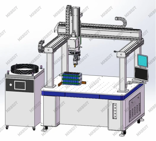 Prismatic cell welding machine